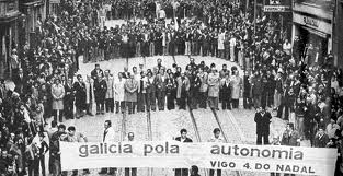 1980 Manifestación a prol do estatuto de autonomia